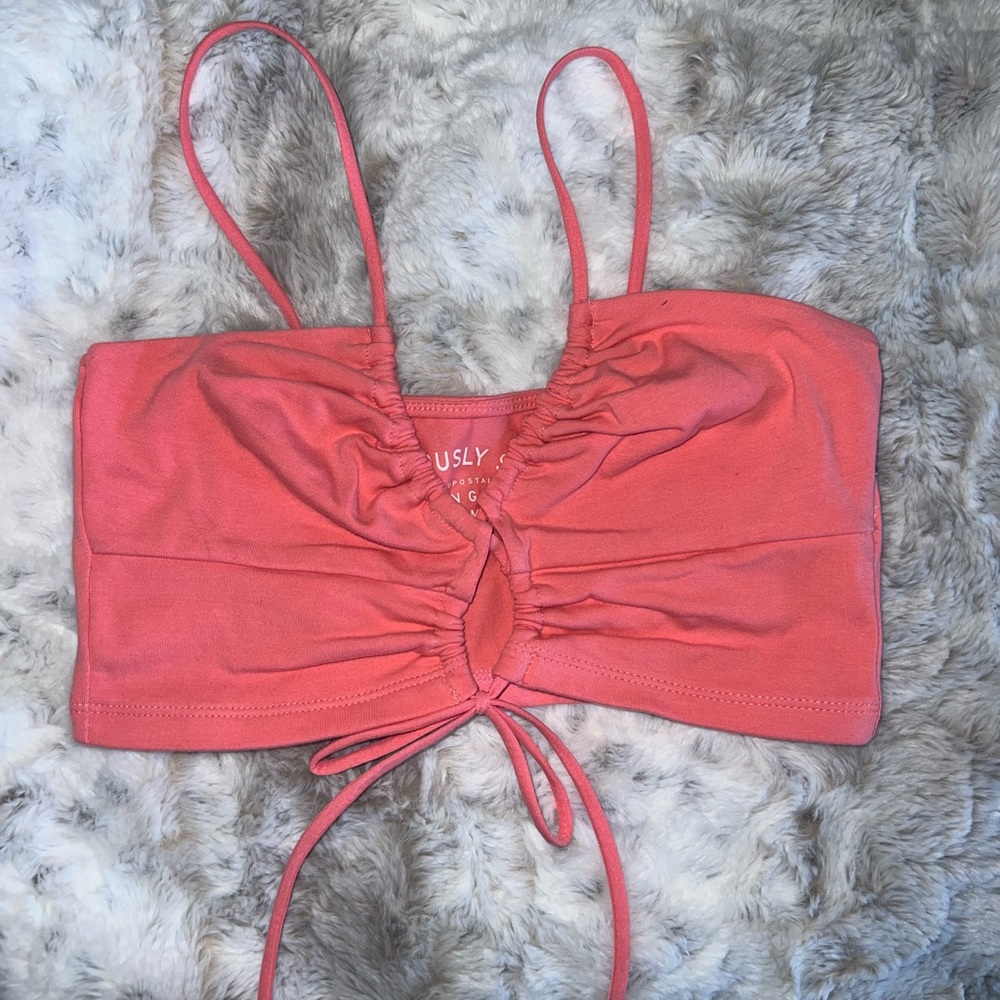 Seriously soft, bungee cami, Aeropostale size s, coral